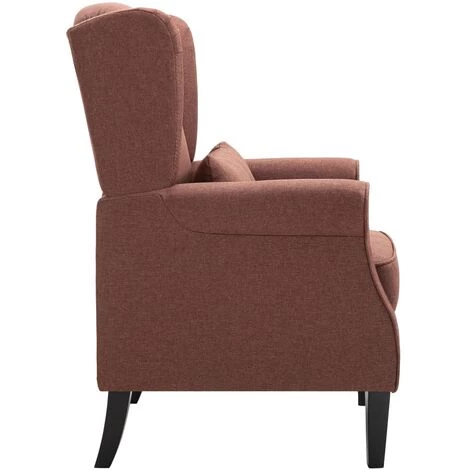 SUPERMARKET Fauteuil Marron Tissu SUHB-248617 6 SUPERMARKET Fauteuil Marron Tissu SUHB-248617 – Image 4