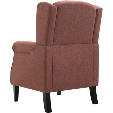 SUPERMARKET Fauteuil Marron Tissu SUHB-248617 7 SUPERMARKET Fauteuil Marron Tissu SUHB-248617 – Image 5