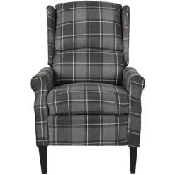 SUPERMARKET Fauteuil De Massage Inclinable Gris Tissu SUHB-329304 -Pas Cher Fauteuil Magasin 63670676 2