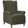 SUPERMARKET Fauteuil Inclinable Gris Foncé Tissu Microfibre SUHB-342242 -Pas Cher Fauteuil Magasin 63671342 1