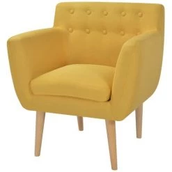 SUPERMARKET Fauteuil Jaune Tissu SUHB-244069