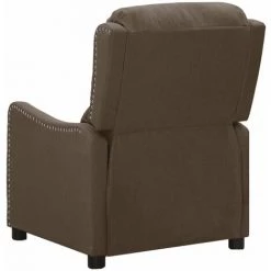SUPERMARKET Fauteuil Inclinable Taupe Tissu SUHB-339028 -Pas Cher Fauteuil Magasin 63671764 4