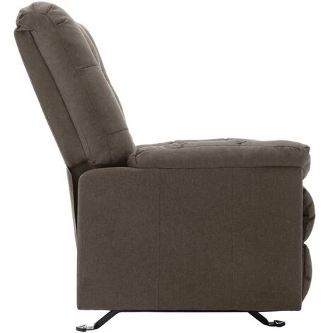 SUPERMARKET Fauteuil Inclinable Marron Tissu SUHB-321404 7 SUPERMARKET Fauteuil Inclinable Marron Tissu SUHB-321404 – Image 5