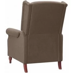 SUPERMARKET Fauteuil Inclinable Taupe Tissu SUHB-342223 -Pas Cher Fauteuil Magasin 63671860 4