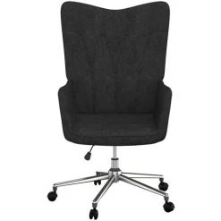 SUPERMARKET Chaise De Relaxation Noir Tissu SUHB-327639 -Pas Cher Fauteuil Magasin 63672682 2