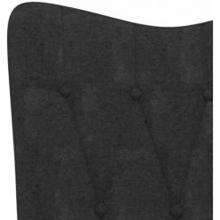 SUPERMARKET Chaise De Relaxation Noir Tissu SUHB-327639 -Pas Cher Fauteuil Magasin 63672682 5