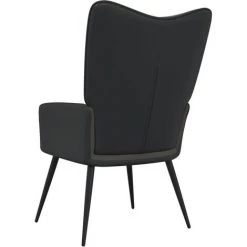 SUPERMARKET Chaise De Relaxation Gris Foncé Velours Et PVC SUHB-327810 -Pas Cher Fauteuil Magasin 63672858 5