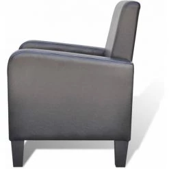 SUPERMARKET Fauteuil Noir Similicuir SUHB-241109 -Pas Cher Fauteuil Magasin 63674322 4