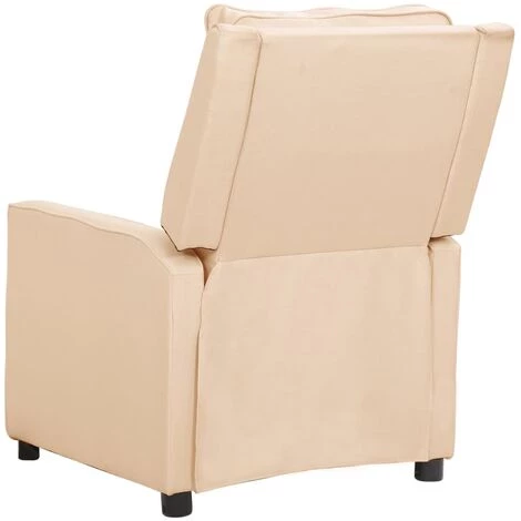 SUPERMARKET Fauteuil Inclinable Crème Tissu SUHB-338965 6 SUPERMARKET Fauteuil Inclinable Crème Tissu SUHB-338965 – Image 4