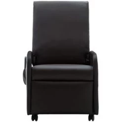 SUPERMARKET Fauteuil Inclinable De Massage Marron Similicuir 9 SUPERMARKET Fauteuil Inclinable De Massage Marron Similicuir -Pas Cher Fauteuil Magasin 63675432 3