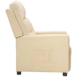 SUPERMARKET Fauteuil Inclinable Crème Tissu SUHB-342286 9 SUPERMARKET Fauteuil Inclinable Crème Tissu SUHB-342286 -Pas Cher Fauteuil Magasin 63676108 3