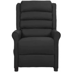 SUPERMARKET Fauteuil De Massage Inclinable Noir Similicuir SUHB-338829 -Pas Cher Fauteuil Magasin 63676299 2