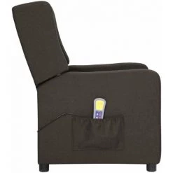 SUPERMARKET Fauteuil De Massage Inclinable Taupe Tissu SUHB-339018 9 SUPERMARKET Fauteuil De Massage Inclinable Taupe Tissu SUHB-339018 -Pas Cher Fauteuil Magasin 63676434 3