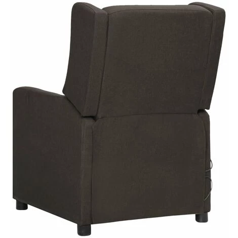 SUPERMARKET Fauteuil De Massage Inclinable Taupe Tissu SUHB-339018 6 SUPERMARKET Fauteuil De Massage Inclinable Taupe Tissu SUHB-339018 â Image 4