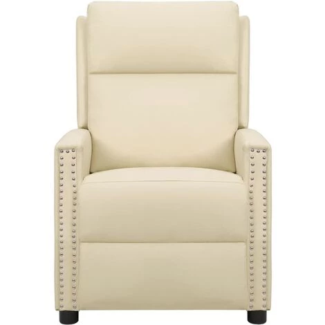 SUPERMARKET Fauteuil De Massage Inclinable Crème Similicuir SUHB-338846 4 SUPERMARKET Fauteuil De Massage Inclinable Crème Similicuir SUHB-338846 – Image 2
