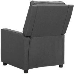 SUPERMARKET Fauteuil Inclinable Gris Clair Tissu SUHB-338956 -Pas Cher Fauteuil Magasin 63676569 4