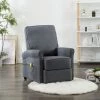 SUPERMARKET Fauteuil De Massage Gris Foncé Tissu SUHB-248671