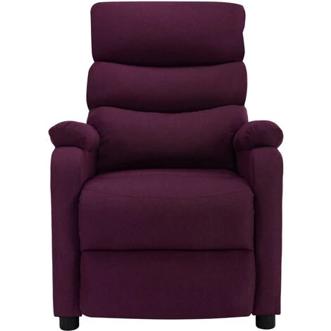 SUPERMARKET Fauteuil Inclinable De Massage Violet Tissu SUHB-321233 5 SUPERMARKET Fauteuil Inclinable De Massage Violet Tissu SUHB-321233 – Image 3