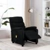 SUPERMARKET Fauteuil Inclinable De Massage Noir Tissu SUHB-321228 -Pas Cher Fauteuil Magasin 63677373 1