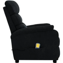 SUPERMARKET Fauteuil Inclinable De Massage Noir Tissu SUHB-321228 10 SUPERMARKET Fauteuil Inclinable De Massage Noir Tissu SUHB-321228 -Pas Cher Fauteuil Magasin 63677373 4