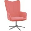 SUPERMARKET Chaise De Relaxation Rose Velours SUHB-327725 -Pas Cher Fauteuil Magasin 63677933 1