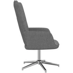 SUPERMARKET Chaise De Relaxation Gris Foncé Tissu SUHB-327986 -Pas Cher Fauteuil Magasin 63678114 3