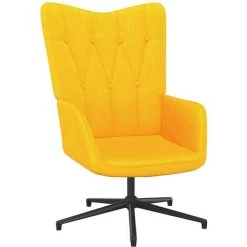 SUPERMARKET Chaise De Relaxation Avec Tabouret Jaune Moutarde Tissu SUHB-327585 11 SUPERMARKET Chaise De Relaxation Avec Tabouret Jaune Moutarde Tissu SUHB-327585 -Pas Cher Fauteuil Magasin 63679234 5