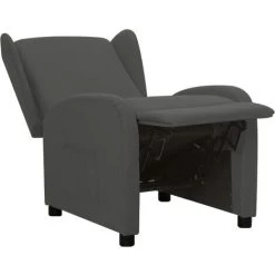 SUPERMARKET Fauteuil Inclinable Gris Foncé Tissu SUHB-342302 -Pas Cher Fauteuil Magasin 63679611 5