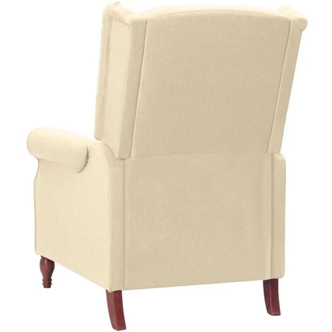 SUPERMARKET Fauteuil De Massage Inclinable Crème Tissu SUHB-342236 6 SUPERMARKET Fauteuil De Massage Inclinable Crème Tissu SUHB-342236 – Image 4