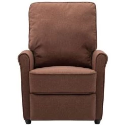 SUPERMARKET Fauteuil Inclinable électrique De Massage Marron Tissu -Pas Cher Fauteuil Magasin 63679677 3