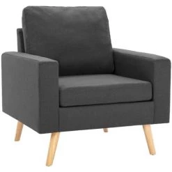 SUPERMARKET Fauteuil Gris Foncé Tissu SUHB-288694 8 SUPERMARKET Fauteuil Gris Foncé Tissu SUHB-288694 -Pas Cher Fauteuil Magasin 63679986 2