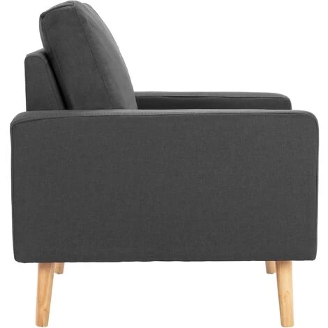 SUPERMARKET Fauteuil Gris Foncé Tissu SUHB-288694 6 SUPERMARKET Fauteuil Gris Foncé Tissu SUHB-288694 – Image 4