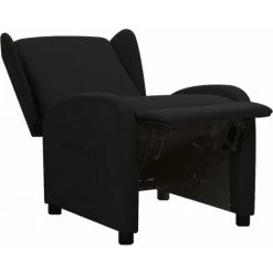 SUPERMARKET Fauteuil Inclinable Noir Tissu SUHB-342303 -Pas Cher Fauteuil Magasin 63680196 5
