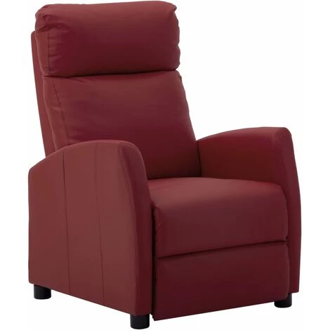 SUPERMARKET Fauteuil Inclinable Rouge Bordeaux Similicuir SUHB-289720 3 SUPERMARKET Fauteuil Inclinable Rouge Bordeaux Similicuir SUHB-289720