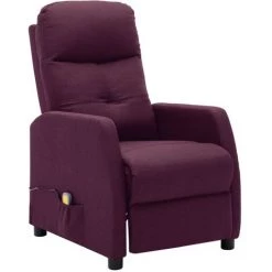 SUPERMARKET Fauteuil Inclinable De Massage Violet Tissu SUHB-289833 -Pas Cher Fauteuil Magasin 63680303 2