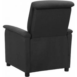 SUPERMARKET Fauteuil De Massage Inclinable Gris Foncé Tissu SUHB-338907 -Pas Cher Fauteuil Magasin 63680377 3