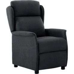 SUPERMARKET Fauteuil Inclinable Gris Foncé Tissu SUHB-289777 -Pas Cher Fauteuil Magasin 63680406 2