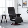 SUPERMARKET Fauteuil TV Pivotant Marron Similicuir -Pas Cher Fauteuil Magasin 63680426 1