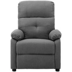 SUPERMARKET Fauteuil Inclinable Gris Clair Tissu SUHB-289662 -Pas Cher Fauteuil Magasin 63680462 2