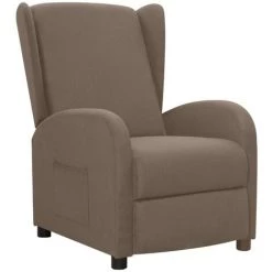 SUPERMARKET Fauteuil Inclinable Taupe Tissu SUHB-342309