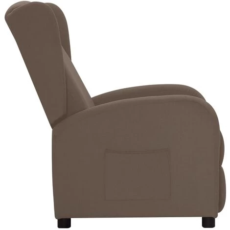 SUPERMARKET Fauteuil Inclinable Taupe Tissu SUHB-342309 5 SUPERMARKET Fauteuil Inclinable Taupe Tissu SUHB-342309 – Image 3