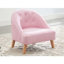 VENTE-UNIQUE.COM Fauteuil Pour Enfant En Tissu 100% Coton MAGGIE - Rose Pastel - Rose 8 VENTE-UNIQUE.COM Fauteuil Pour Enfant En Tissu 100% Coton MAGGIE - Rose Pastel - Rose -Pas Cher Fauteuil Magasin 63755915 2
