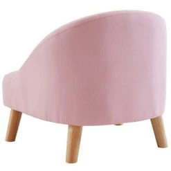 VENTE-UNIQUE.COM Fauteuil Pour Enfant En Tissu 100% Coton MAGGIE - Rose Pastel - Rose 11 VENTE-UNIQUE.COM Fauteuil Pour Enfant En Tissu 100% Coton MAGGIE - Rose Pastel - Rose -Pas Cher Fauteuil Magasin 63755915 5