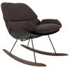 BOITE A DESIGN Fauteuil à Bascule Rocky - Marron -Pas Cher Fauteuil Magasin 63788103 1