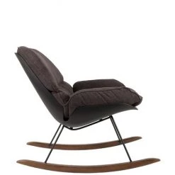 BOITE A DESIGN Fauteuil à Bascule Rocky - Marron 10 BOITE A DESIGN Fauteuil à Bascule Rocky - Marron -Pas Cher Fauteuil Magasin 63788103 4