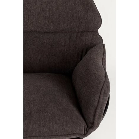 BOITE A DESIGN Fauteuil à Bascule Rocky - Marron 7 BOITE A DESIGN Fauteuil à Bascule Rocky - Marron – Image 5