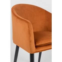 BOITE A DESIGN Fauteuil Tissu Catelyn - Boite à Design - Orange -Pas Cher Fauteuil Magasin 63788245 5