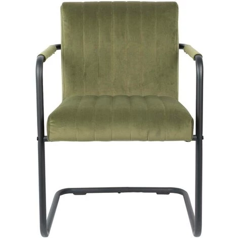 DUTCHBONE Fauteuil Design En Tissu Stitched - Vert 4 DUTCHBONE Fauteuil Design En Tissu Stitched - Vert – Image 2