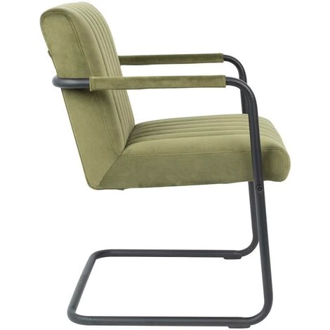 DUTCHBONE Fauteuil Design En Tissu Stitched - Vert 5 DUTCHBONE Fauteuil Design En Tissu Stitched - Vert – Image 3