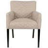 DUTCHBONE Fauteuil Design Aaron - Beige -Pas Cher Fauteuil Magasin 63789239 1